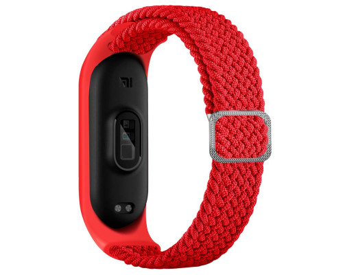 Ремешок для Xiaomi Mi Band 3 / 4 / 5 / 6 / 7 Elastic adjustment Колір Papaya 2020000424765