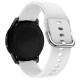 Ремешок Универс 20mm Silicone Original Design для Samsung/Amazfit/Huawei Колір White 2020000424031