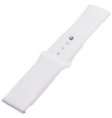 Ремінець Универс 22mm Silicone Original Button Design для Samsung/Amazfit/Huawei Колір White 2020000420873 ma35683_3577586