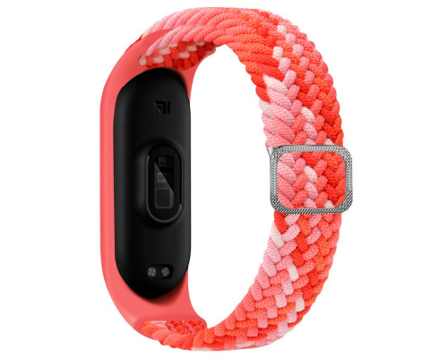 Ремешок для Xiaomi Mi Band 3 / 4 / 5 / 6 / 7 Elastic adjustment Колір Papaya 2020000424765