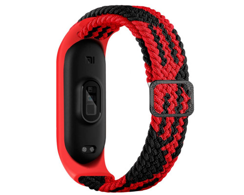 Ремешок для Xiaomi Mi Band 3 / 4 / 5 / 6 / 7 Elastic adjustment Колір Papaya 2020000424765