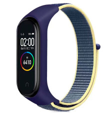 Ремешок для Xiaomi Mi Band 3 / 4 / 5 / 6 / 7 Nylon Колір Blue/Yellow 2020000424468