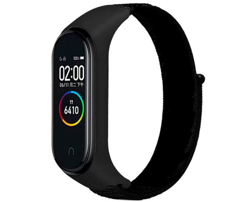 Ремешок для Xiaomi Mi Band 3 / 4 / 5 / 6 / 7 Nylon Колір Rose Red 2020000424444