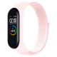 Ремешок для Xiaomi Mi Band 3 / 4 / 5 / 6 / 7 Nylon Колір Rose Red 2020000424444