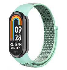 Ремінець для Xiaomi Mi Band 8 / 9 Nylon Колір Turquoise 2020000424321