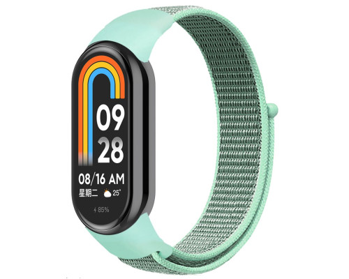 Ремінець для Xiaomi Mi Band 8 / 9 Nylon Колір Turquoise 2020000424321