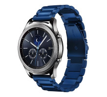 Ремінець Універс 22 mm Stainless Steel для Samsung/Amazfit/Huawei Колір Blue 2020000432166