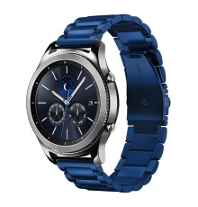 Ремінець Універс 22 mm Stainless Steel для Samsung/Amazfit/Huawei Колір Blue 2020000432166