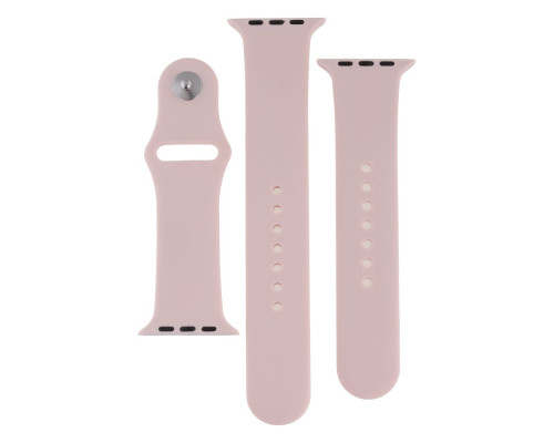 Ремінець для Apple Watch Band Silicone Two-Piece 42/44/45/49 mm Уценка Колір 61.Avocado Green 2020000481669 ma37399_3611575
