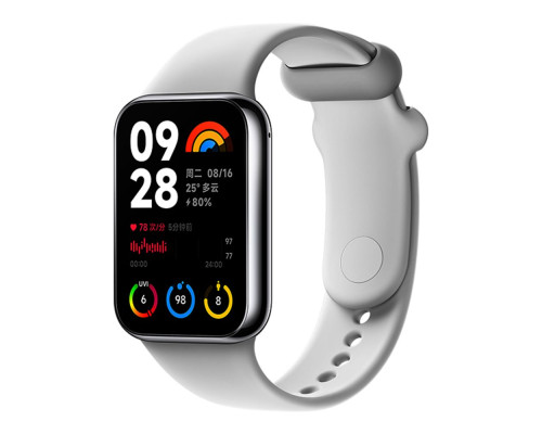 Ремінець для Xiaomi Mi Band 8 Pro/Mi Band 9 Pro/Redmi Watch 4 Silicone Колір Black 2020000473183 ma35301_3345752