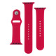 Ремінець для Apple Watch Band Silicone Two-Piece 42/44/45/49 mm Колір 14, Red