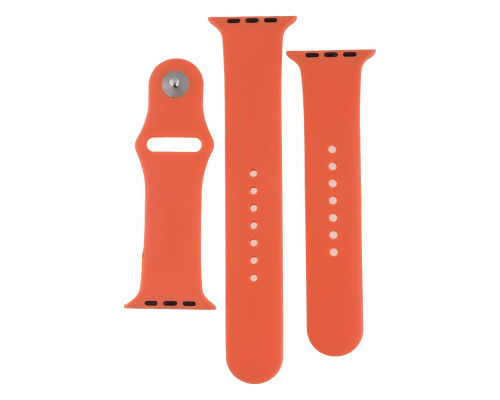 Ремінець для Apple Watch Band Silicone Two-Piece 42/44/45/49 mm Колір 15, Dark grey 2020000268208