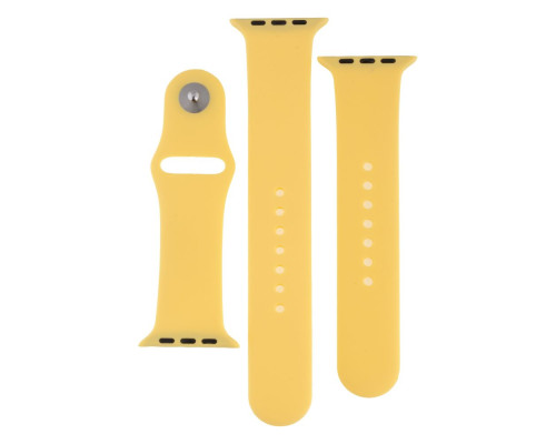 Ремінець для Apple Watch Band Silicone Two-Piece 42/44/45/49 mm Колір 15, Dark grey 2020000268208