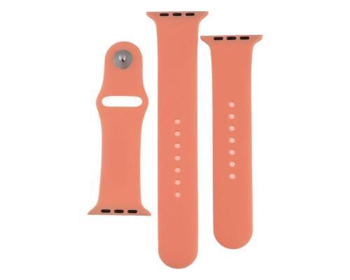 Ремінець для Apple Watch Band Silicone Two-Piece 42/44/45/49 mm Колір 15, Dark grey 2020000268208