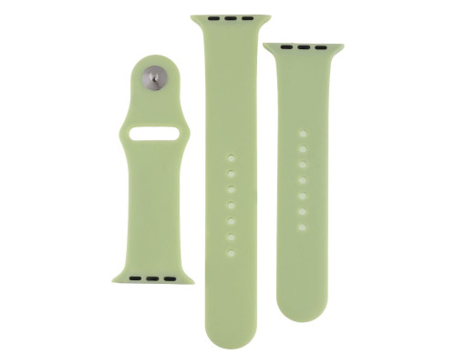 Ремінець для Apple Watch Band Silicone Two-Piece 42/44/45/49 mm Колір 15, Dark grey 2020000268208