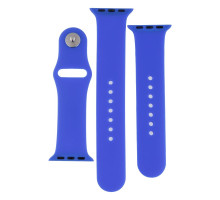 Ремінець для Apple Watch Band Silicone Two-Piece 38/40/41 mm Колір 44, Shiny blue 2020000267751