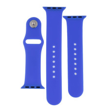 Ремінець для Apple Watch Band Silicone Two-Piece 38/40/41 mm Колір 44, Shiny blue 2020000267751