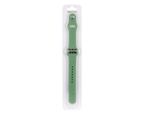 Ремінець для Apple Watch Band Silicone Two-Piece 38/40/41 mm Колір 61, Avocado green 2020000267669