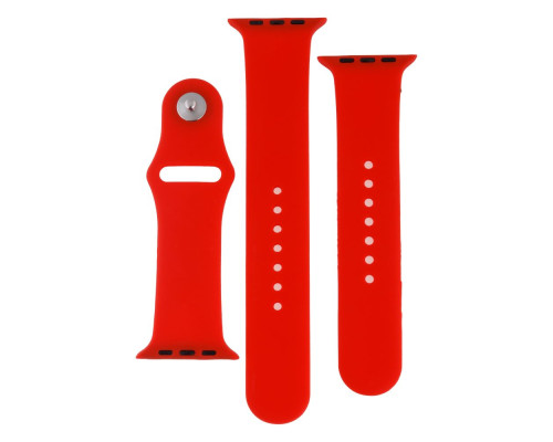 Ремінець для Apple Watch Band Silicone Two-Piece 42/44/45/49 mm Колір 15, Dark grey 2020000268208