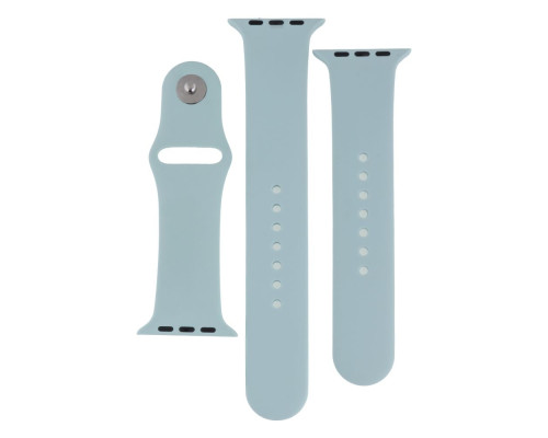 Ремінець для Apple Watch Band Silicone Two-Piece 42/44/45/49 mm Колір 15, Dark grey 2020000268208