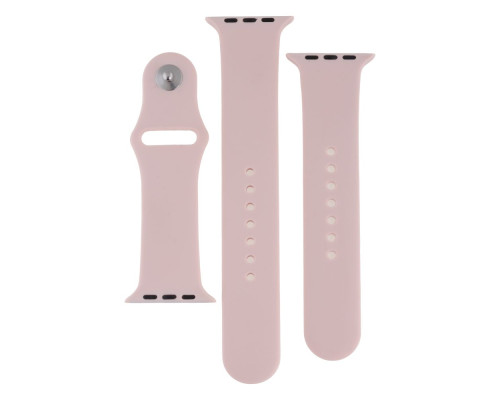 Ремінець для Apple Watch Band Silicone Two-Piece 42/44/45/49 mm Колір 14, Red