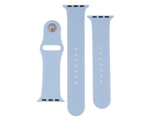 Ремінець для Apple Watch Band Silicone Two-Piece 38/40/41 mm Колір 44, Shiny blue 2020000267751