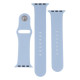 Ремінець для Apple Watch Band Silicone Two-Piece 38/40/41 mm Колір 44, Shiny blue 2020000267751