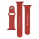 Ремінець для Apple Watch Band Silicone Two-Piece 42/44/45/49 mm Колір 14, Red