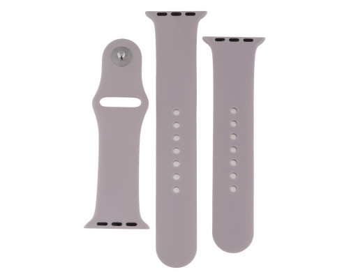 Ремінець для Apple Watch Band Silicone Two-Piece 38/40/41 mm Колір 61, Avocado green 2020000267669