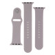 Ремінець для Apple Watch Band Silicone Two-Piece 38/40/41 mm Колір 18, Black