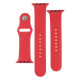 Ремінець для Apple Watch Band Silicone Two-Piece 42/44/45/49 mm Колір 14, Red