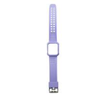 Ремінець для Apple Watch Band Silicone Shine + Protect Case 40/41 mm Колір Purple 2020000256953