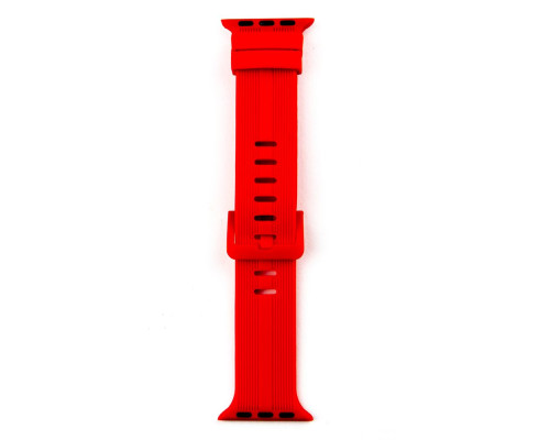 Ремінець для Apple Watch Band Silicone Shine 38/40/41 mm Колір Red