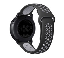 Ремінець Універс 22mm N Sport для Samsung/Amazfit/Huawei Колір Black/Grey 2020000414032