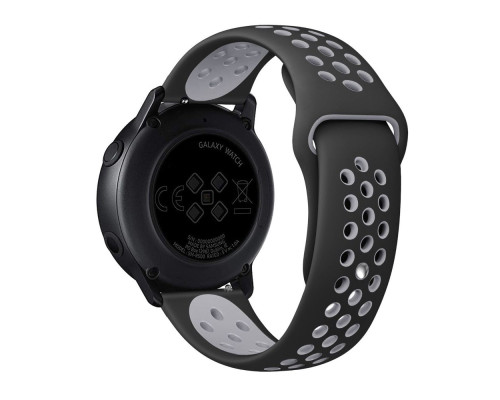 Ремінець Універс 22mm N Sport для Samsung/Amazfit/Huawei Колір Black/Grey 2020000414032