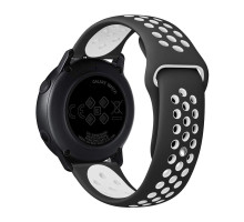 Ремешок Универс 20mm N Sport для Samsung/Amazfit/Huawei Колір Black/White 2020000413950