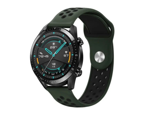 Ремінець Універс 22mm N Sport для Samsung/Amazfit/Huawei Колір Black/Grey 2020000414032