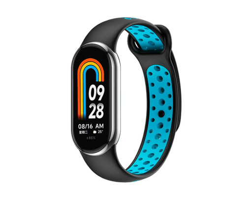 Ремінець для Xiaomi Mi Band 8 / 9 N Sport Колір Grey/White 2020000420033