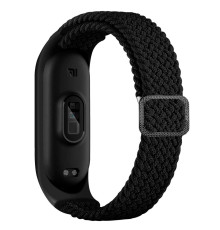 Ремешок для Xiaomi Mi Band 3 / 4 / 5 / 6 / 7 Elastic adjustment Колір Black 2020000424741