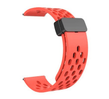 Ремешок Универс 20mm Silicone With Magnetic для Samsung/Amazfit/Huawei Колір Red 2020000421948