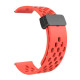 Ремешок Универс 20mm Silicone With Magnetic для Samsung/Amazfit/Huawei Колір Red 2020000421948