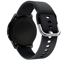 Ремешок Универс 20mm Silicone Original Design для Samsung/Amazfit/Huawei Колір Black 2020000424086