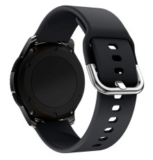 Ремешок Универс 20mm Silicone Original Design для Samsung/Amazfit/Huawei Колір Black 2020000424086