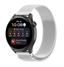 Ремінець Універс 22mm Milanese loop для Samsung/Amazfit/Huawei Колір Silver 2020000438250 ma32372_3342044
