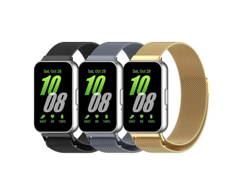 Ремінець для Samsung Galaxy Fit 3 (R390) Milanese Loop Колір Starlight Color 2020000472001 ma35303_3345781