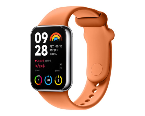 Ремінець для Xiaomi Mi Band 8 Pro/Mi Band 9 Pro/Redmi Watch 4 Silicone Колір White 2020000473282 ma35301_3345763