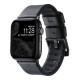 Ремінець для Apple Watch Leather+Silicone 38/40/41 mm Колір Coffe Silver 2020000478256 ma37204_3610741