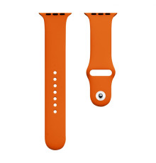 Ремінець для Apple Watch Band Silicone One-Piece Size-S 38/40/41 mm Колір 13, Orange 2020000088585