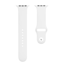 Ремінець для Apple Watch Band Silicone One-Piece Size-S 38/40/41 mm Колір 09, White 2000000541228