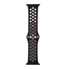 Ремешок для Apple Watch Band Silicone Nike + Protect Case 40/41 mm Колір 05, Чорно-Пудровий 2020000247005